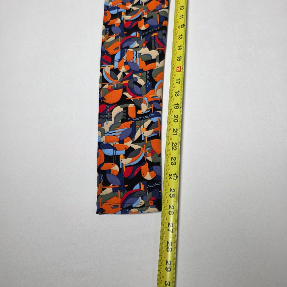 LuLaRoe Leggings Womens One Size Multicolor Abstract‎ Toucan Toucan Print Soft - Picture 4 of 12